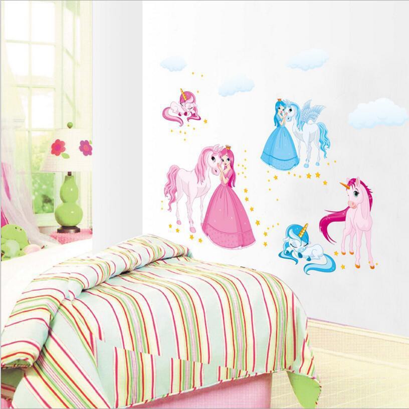 Decal dán tường Ngựa Pony cho bé