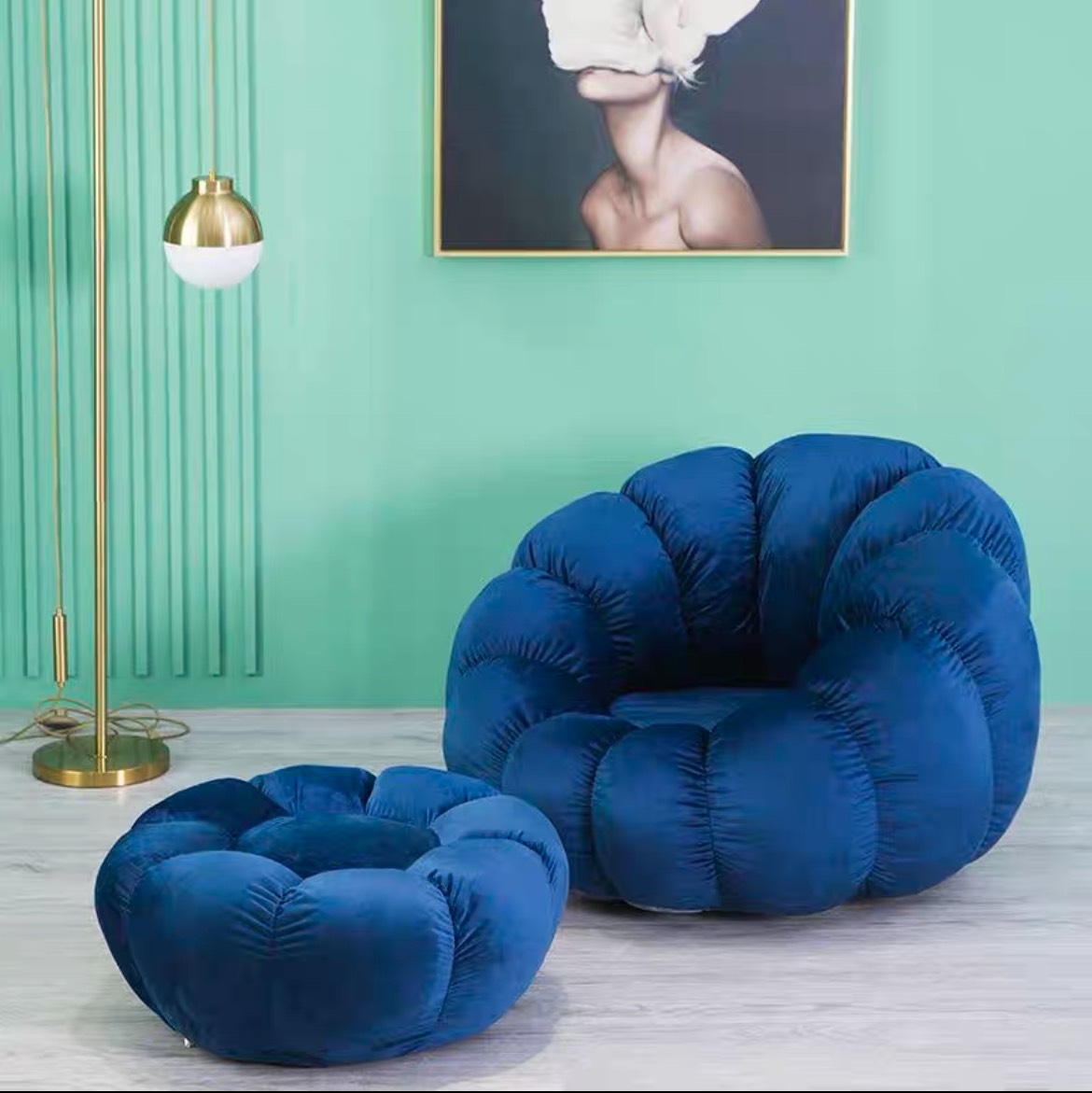 Ghế Sofa Thư Giãn Dựa Lưng Hình Bông Hoa