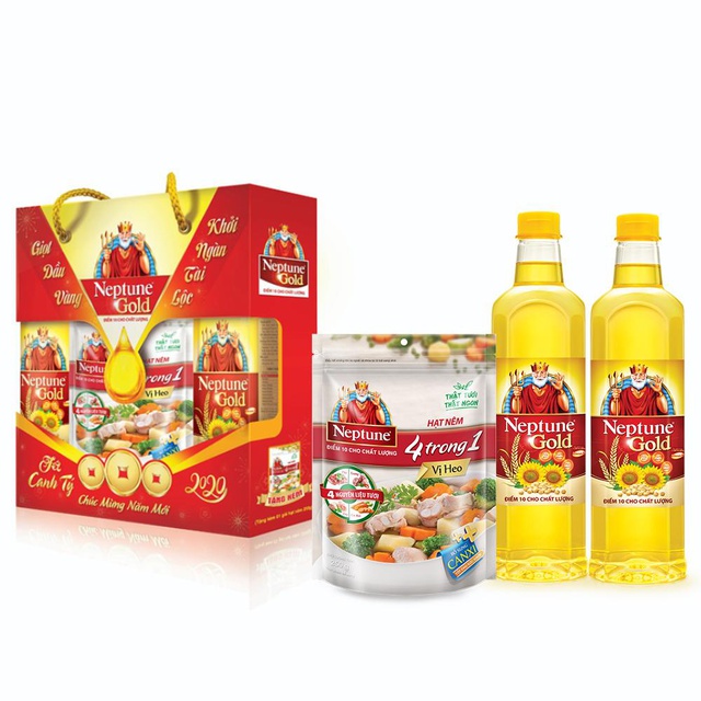 Dầu Ăn Neptune Gold (1L / Chai)