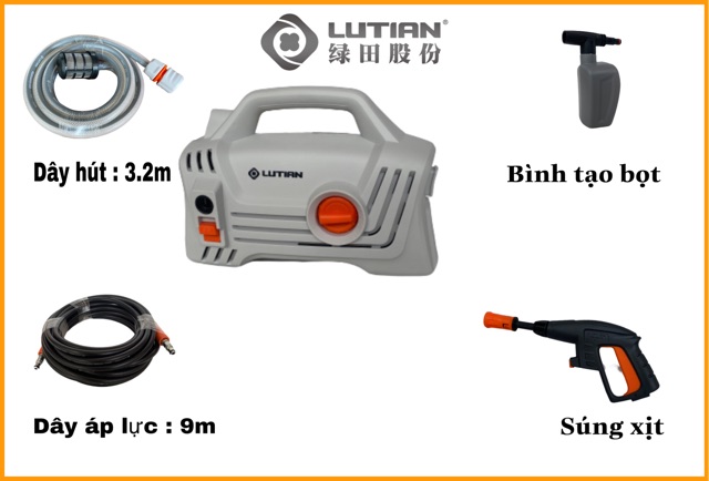 Máy Rửa Xe 1400W Lutian LT220-1400