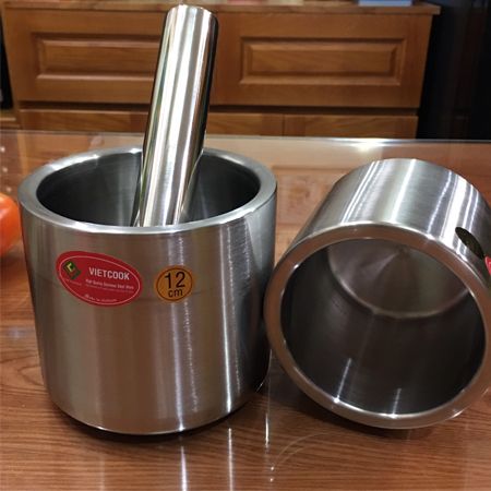 Bộ Chày cối inox size 10