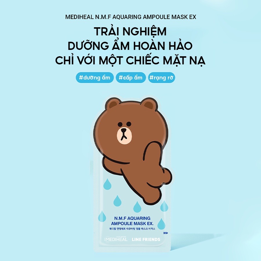Mặt nạ dưỡng da Mediheal Line Friends 25ml