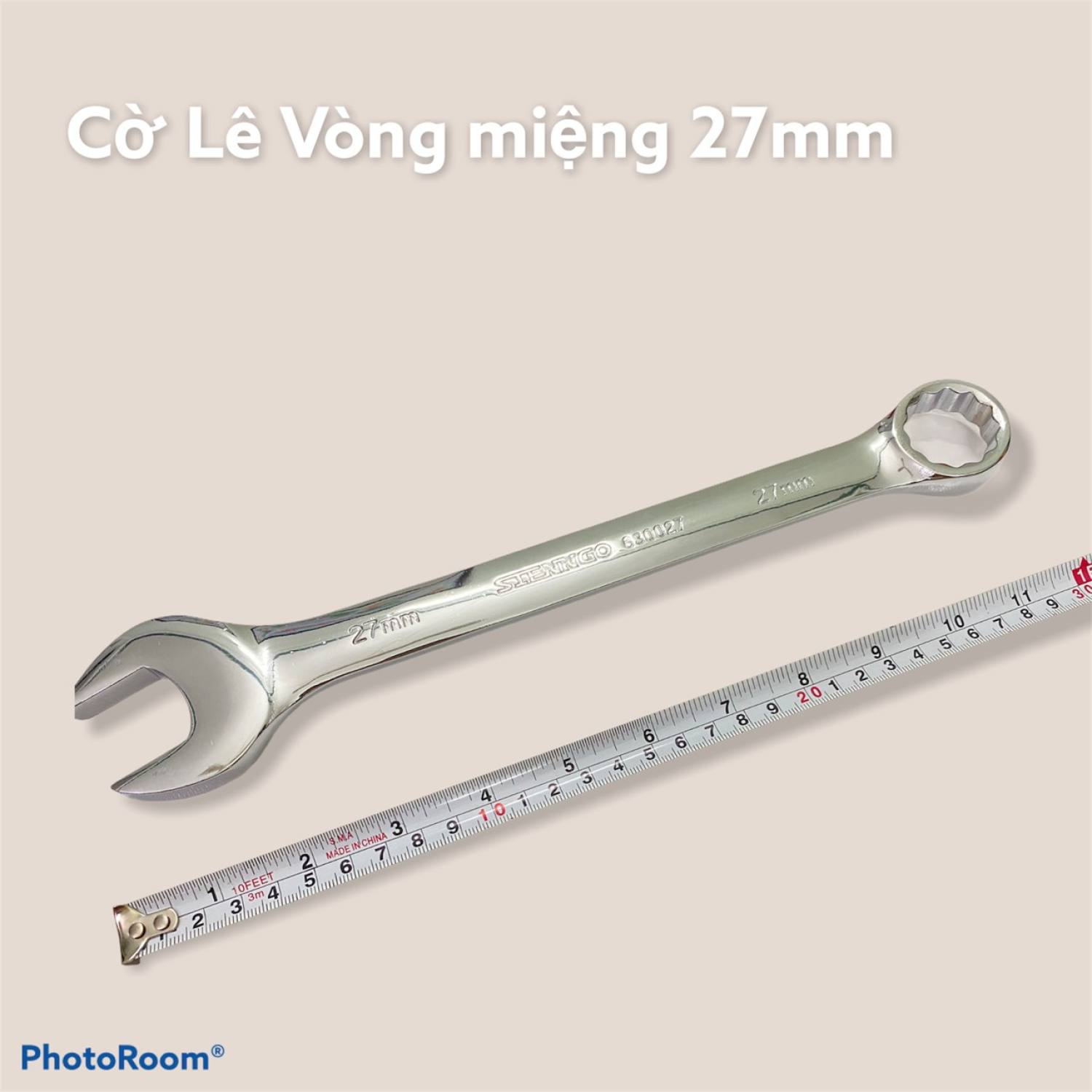 Cờ lê vòng miệng 27mm 2 đầu
