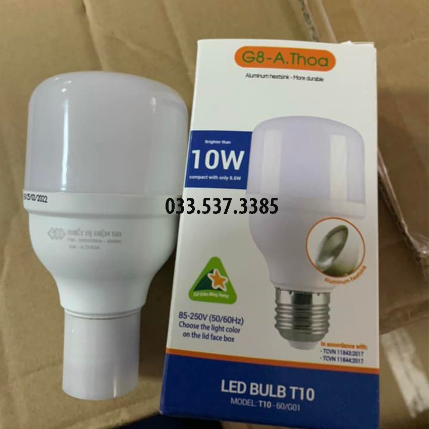 Bóng đèn, bóng led siêu sáng G8 nhỏ gọn, công suất 10W