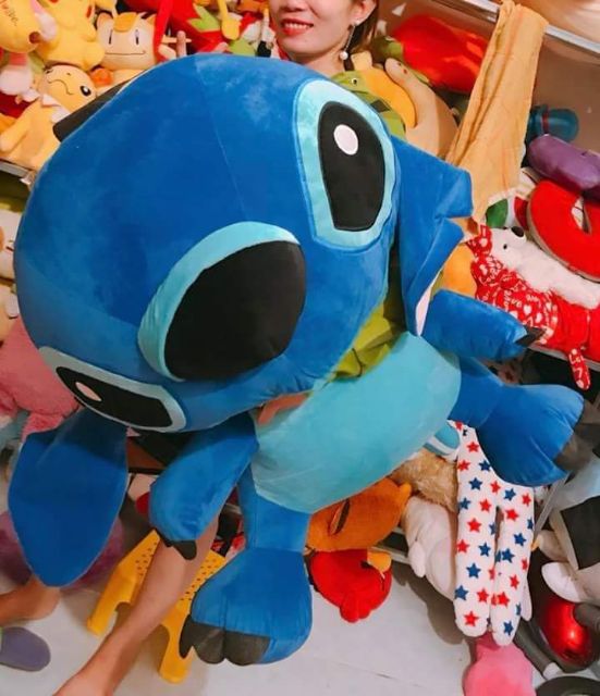 GẤU BÔNG STICH 1M2 KHỔ VẢI SIÊU TO ( ẢNH THẬT 100%)