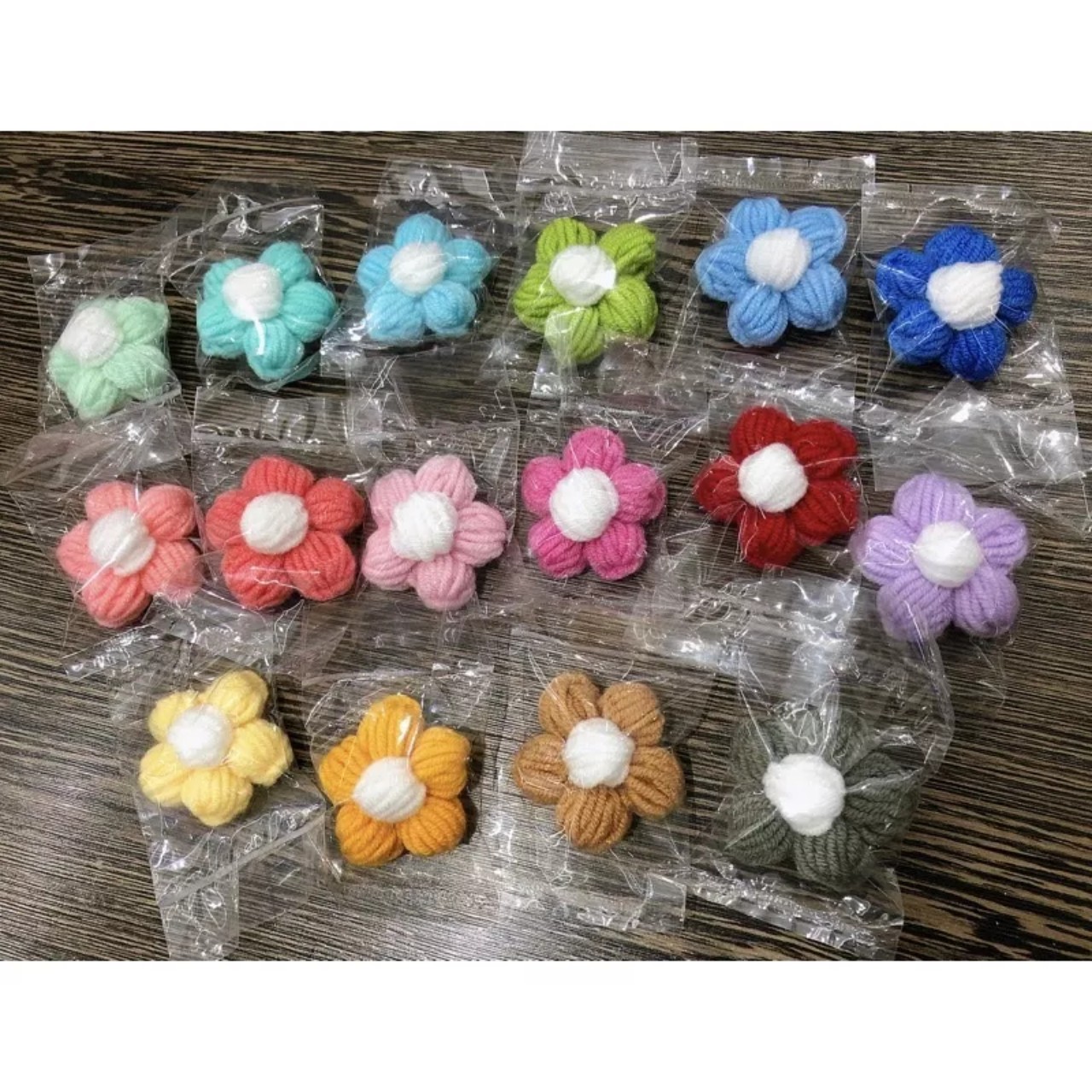 HOA LEN HANDMADE TRANG TRÍ ÁO, BALO  (ĐƯỢC CHỌN MÀU)