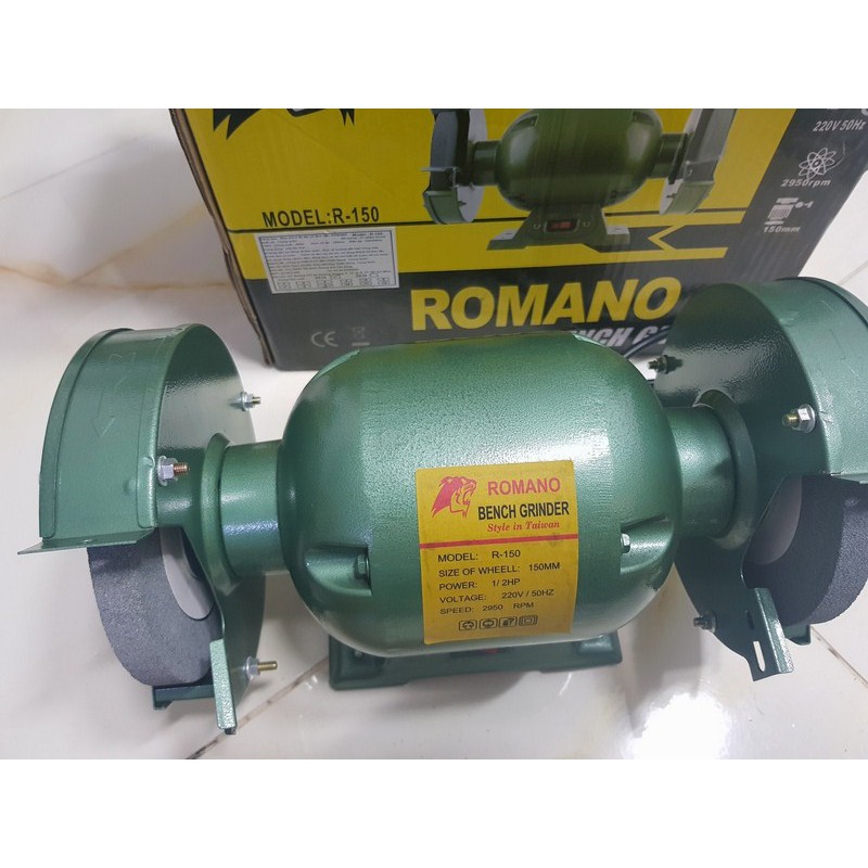 [HCM]MÁY MÀI 2 ĐẦU 1 2HP BENCH GINDER  380W