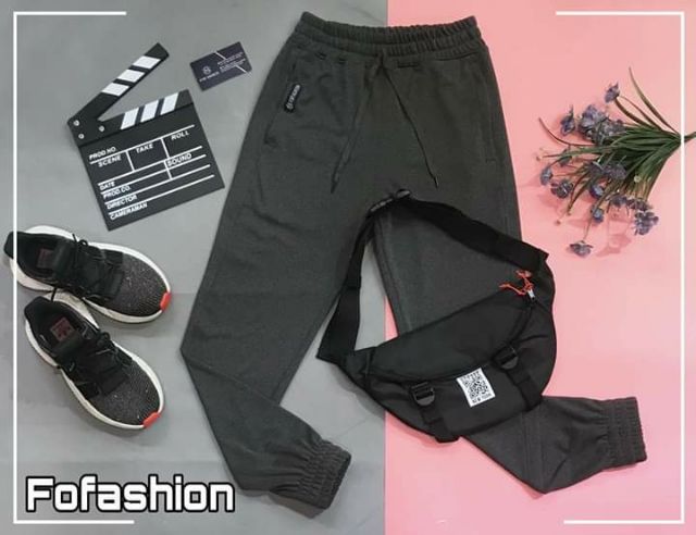 Quần Jogger Thun Xám Lông Chuột ( Về Hàng Lại ) Đẹp