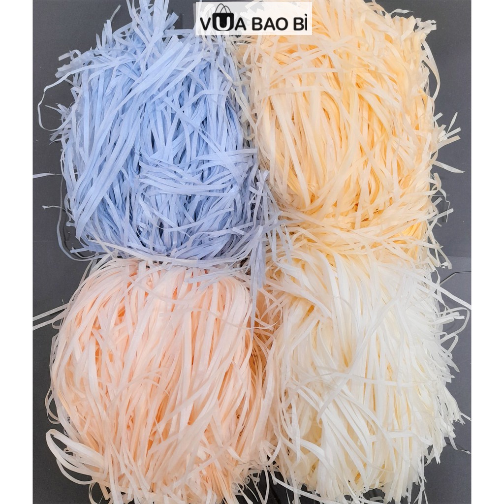 (1Kg) Giấy Rơm Lót Hộp Quà, Giấy Cắt Sẵn Lót Hộp Quà Tặng, Chống Sốc