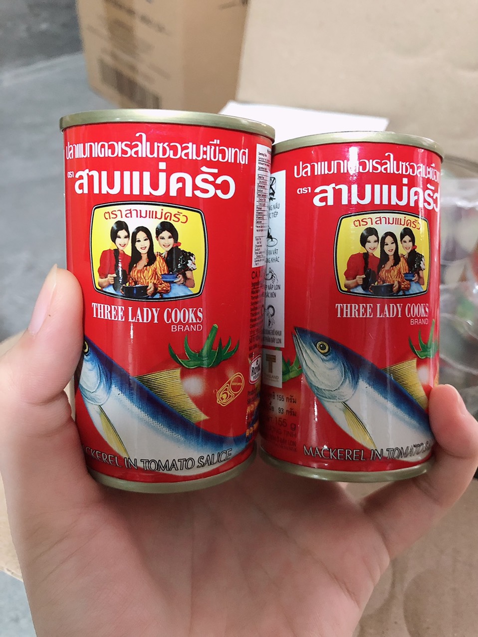 cá 3 cô gái thái lan combo 10 lon