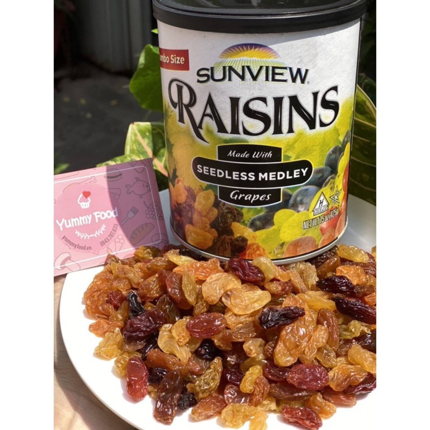 Nho Khô Raisins Sunview Lon 425gram