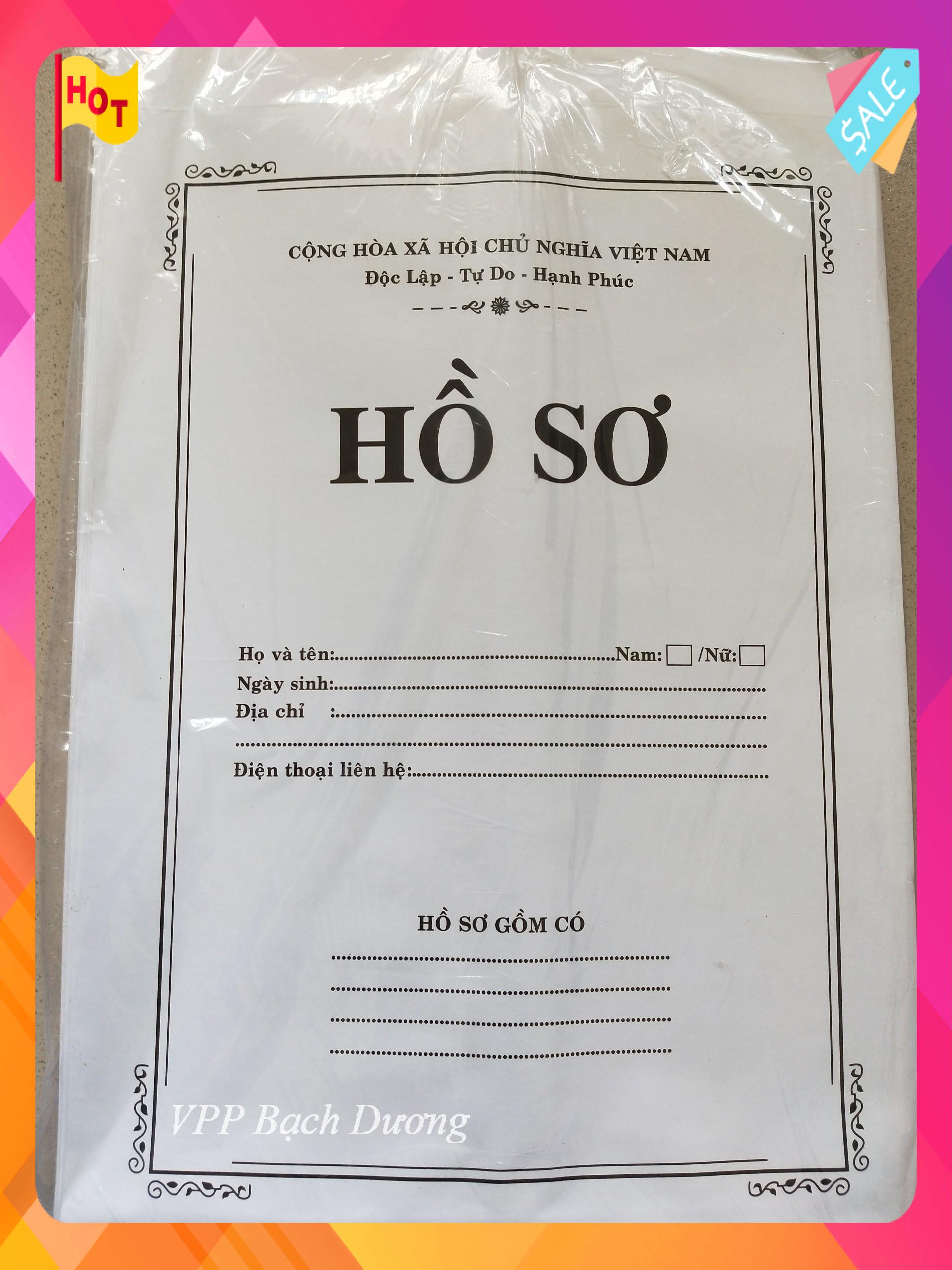 Bao Hồ Sơ A4 Trắng-100 cái/xấp