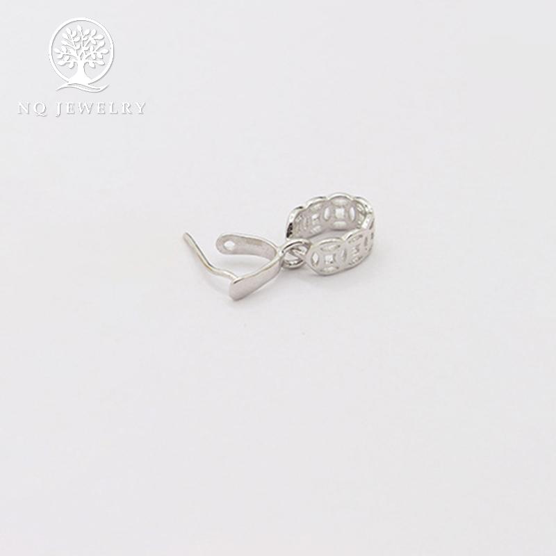 Charm bạc khoen móc mặt phật, mặt tỳ hưu hình kim tiền - NQ Jewelry