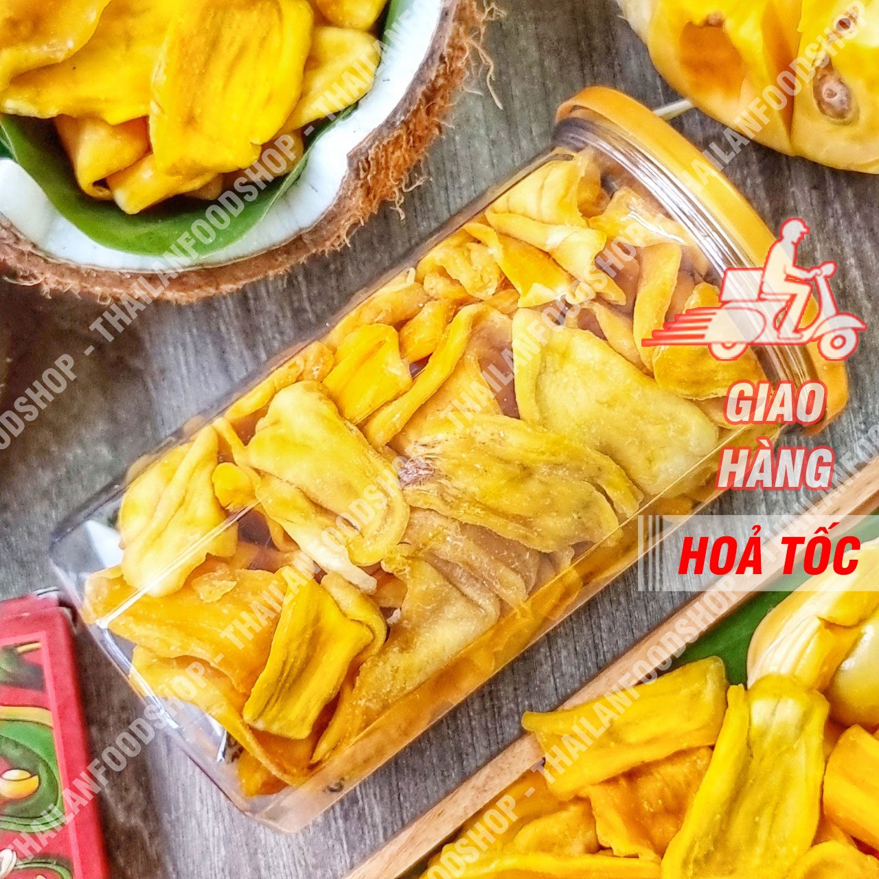 Mít Sấy Dẻo Không Đường Lon 500Gram