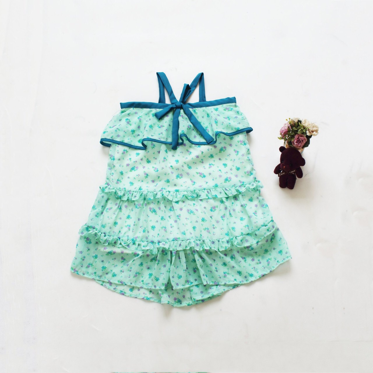 ĐẦM VOAN 2 DÂY CỰC XINH