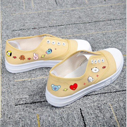 Giày đế độn  BT-21 (tặng kèm đôi tất bất kì )
