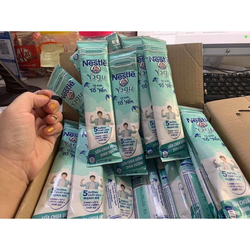 [ 1 Thùng 30 Goi ] sữa chua tổ yến Nestle 85g
