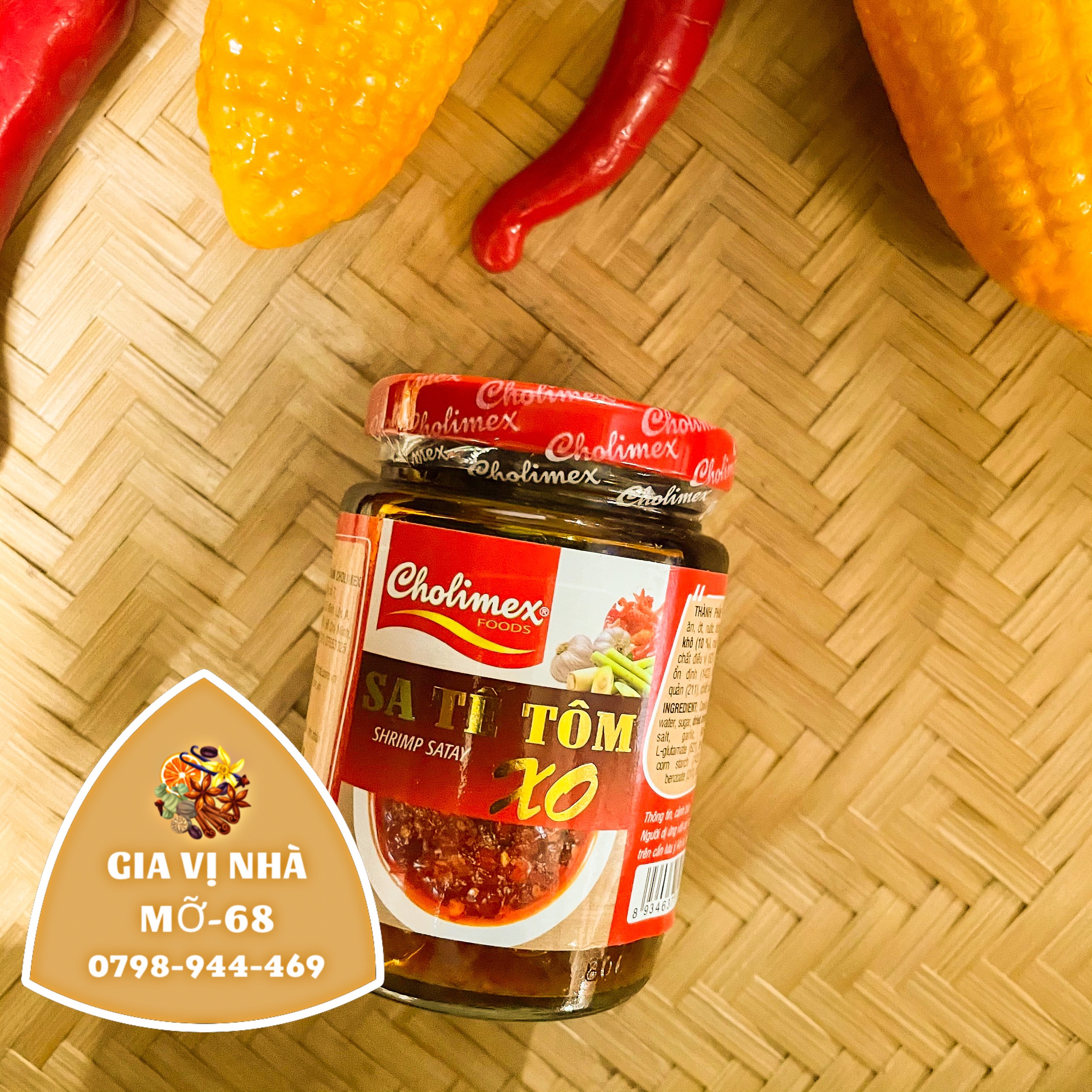 Sa tế tôm xo cholimex- hủ 170gr