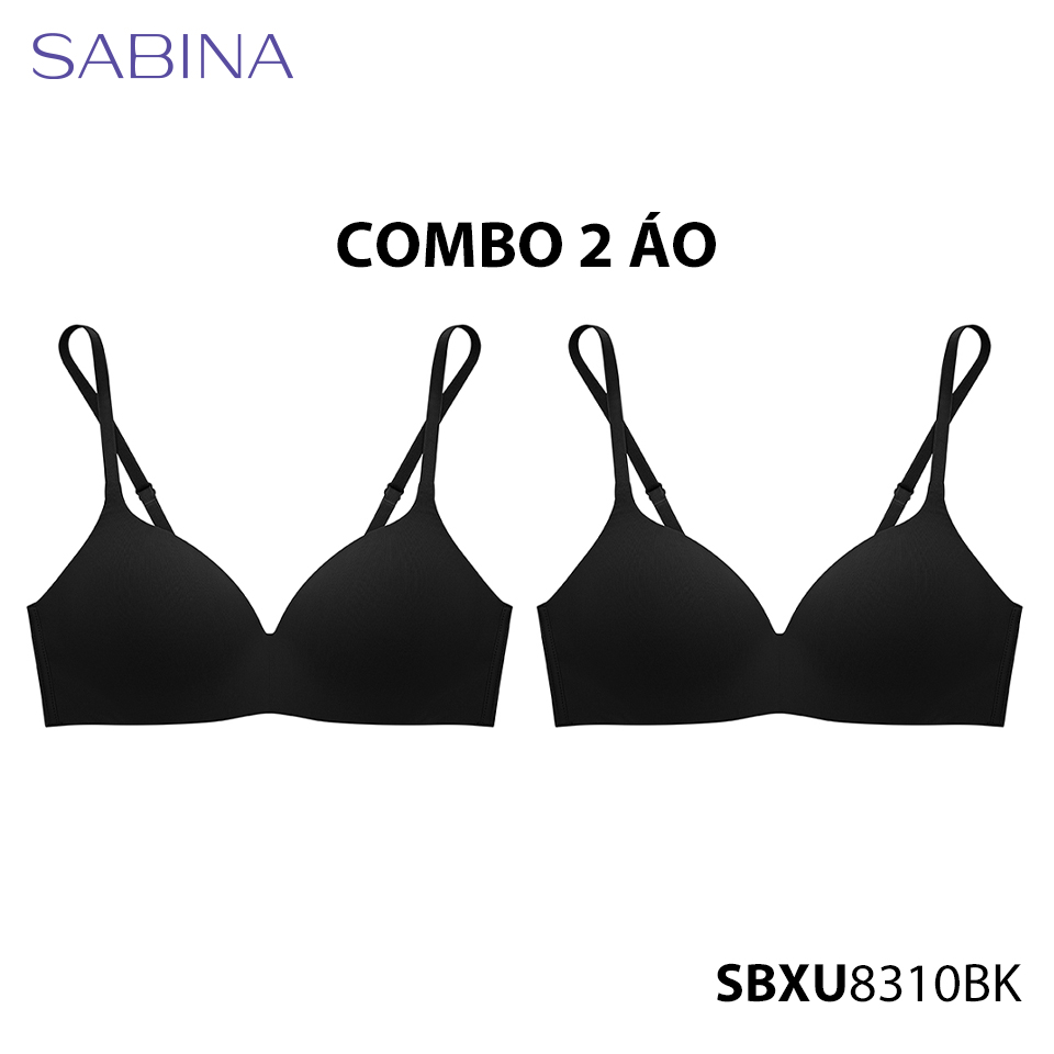 Combo 2 áo lót không gọng không viền may mút mỏng màu trơn thời trang pretty perfect by sabina sbxu8310