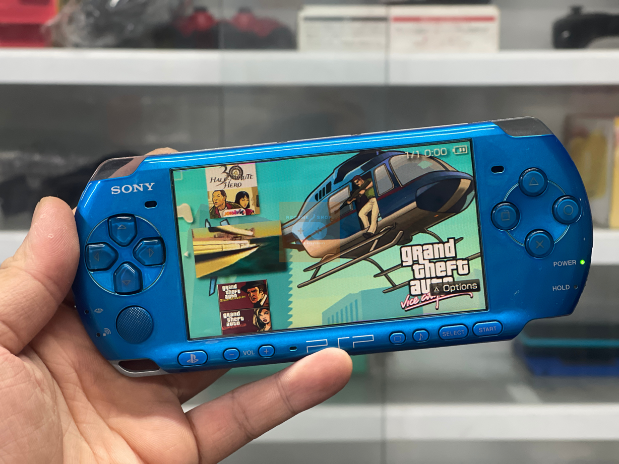 Máy Chơi Game PSP 3000 (Full game PSP/PS1/GBA/NES/SNES/GAME THÙNG) Đầy Đủ Phụ Kiện