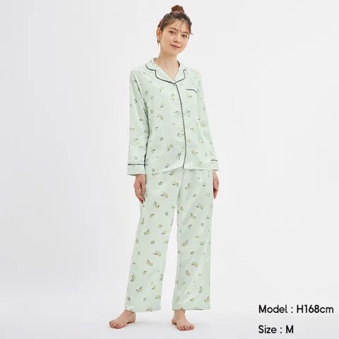 Bộ đồ ngủ lụa Satin Gu Auth