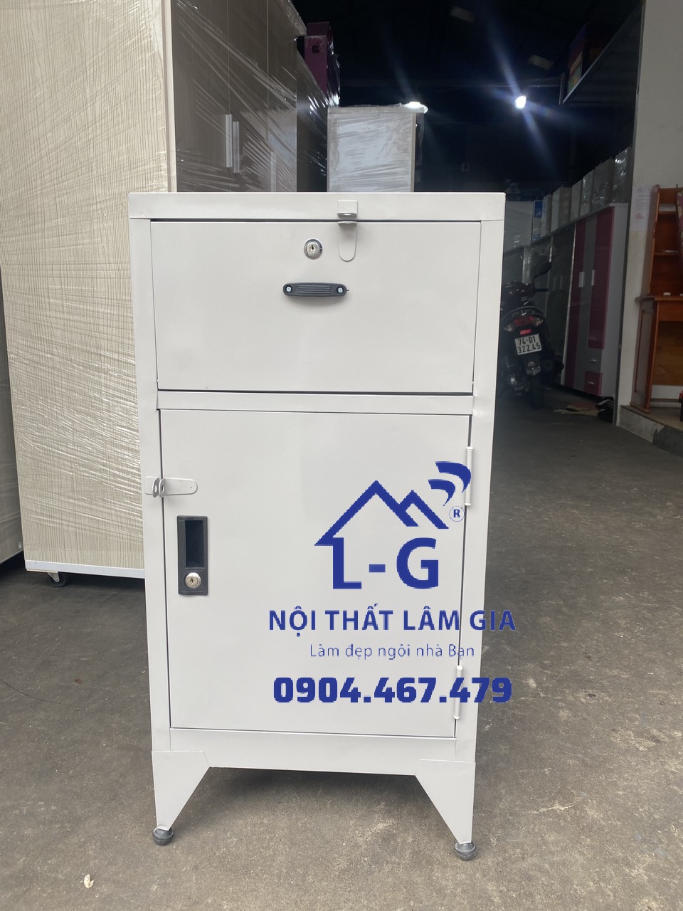 Tủ sắt hồ sơ locker mini dành cho văn phòng - freeship hcm