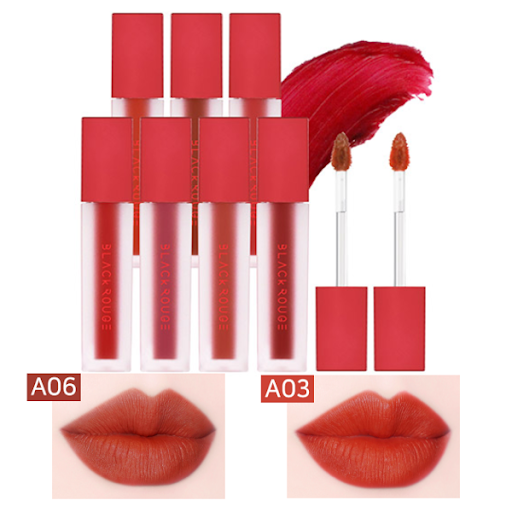 Son Black rouge A03 đỏ cam Chính hãng