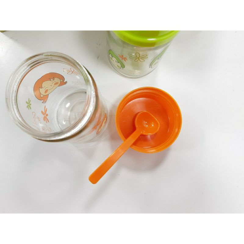 BỘ 2 LỌ THỦY TINH ĐỰNG GIA VỊ