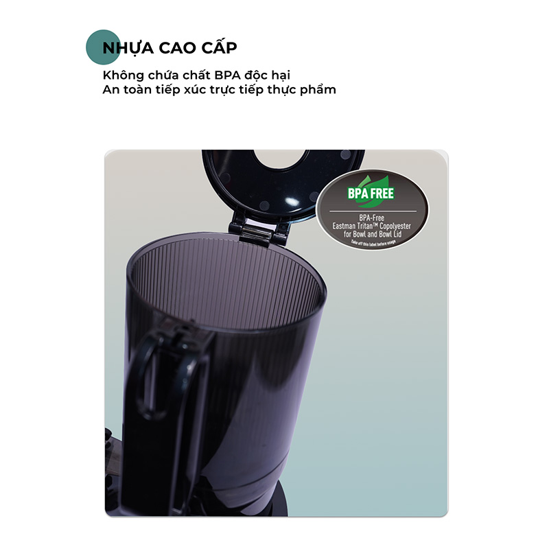 Máy ép chậm miệng rộng Magic Eco AC-144, hàng chính hãng