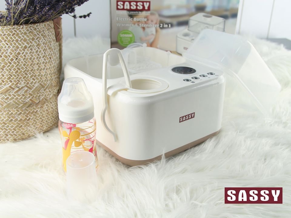 Máy Tiệt Trùng Bình Sữa và Hâm Sữa 2in1 Sassy