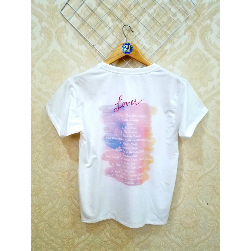 Áo phông Taylor Swift (Lover) 2 mặt