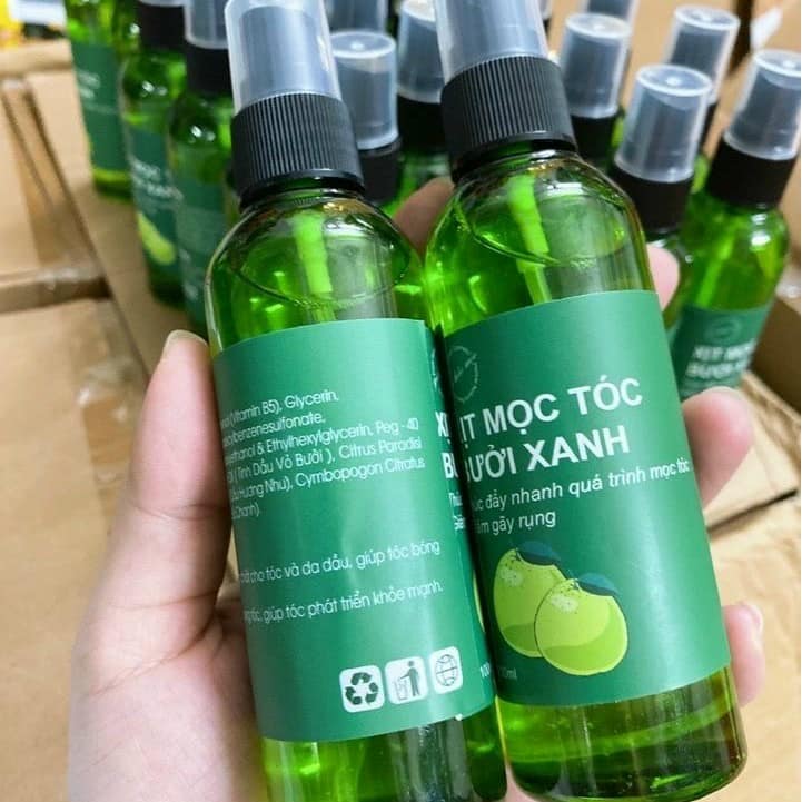 Tinh dầu bưởi xanh thích mọc tóc 100ml