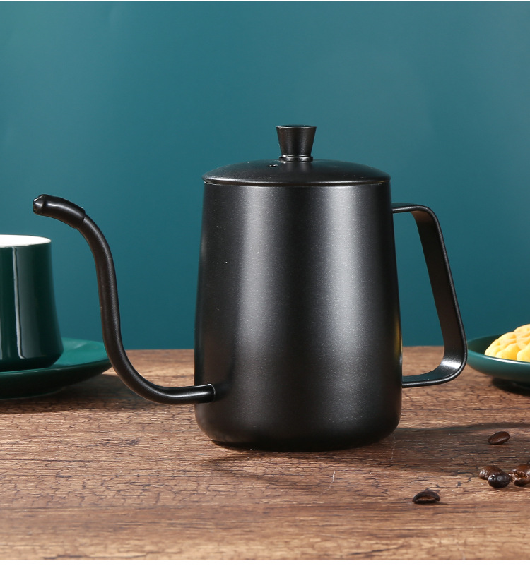Bình pha cà phê inox 304, bình cổ ngỗng W1coffee