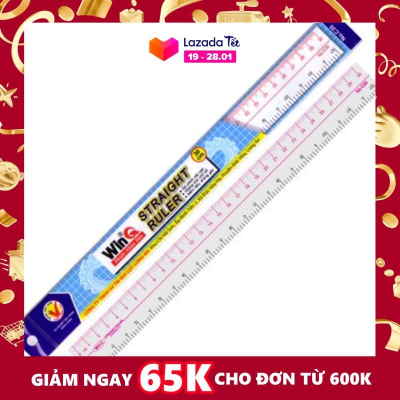 BỘ 10 CÂY THƯỚC DẺO 30CM WINQ