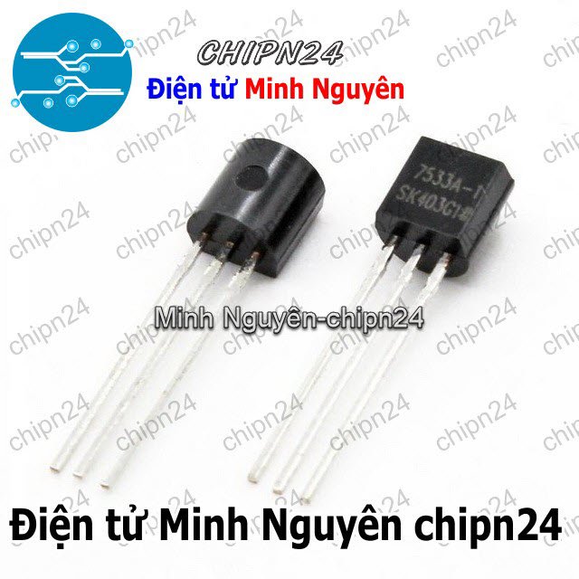 [4 con] (DIP) IC HT7533 TO-92 (7533A-1 7533 3.3V 100mA) - HH003664