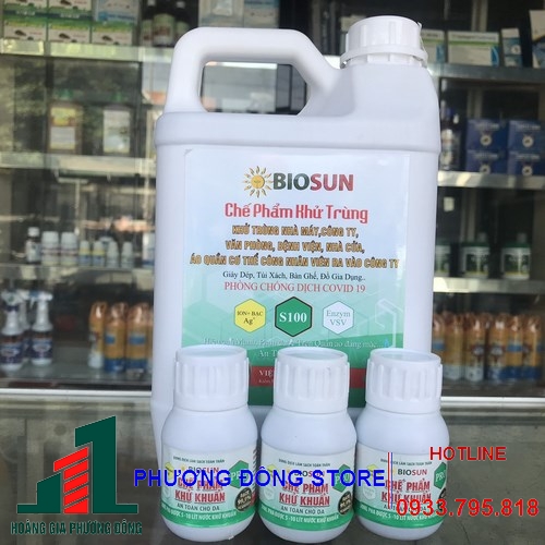 Dung dịch khử khuẩn Bio Sun S100 (Chai 50ml)