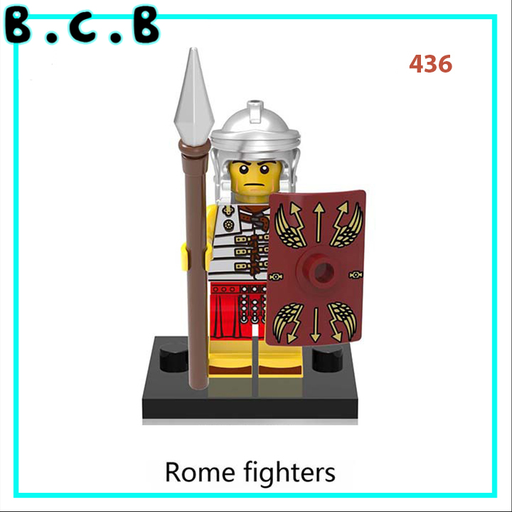 Đồ chơi lắp ráp minifigures và mô hình lắp ráp siêu anh hùng nhân vật chiến binh La Mã Sparta - Đồ chơi lắp ráp minifigures và mô hình lắp ráp sáng tạo X0137