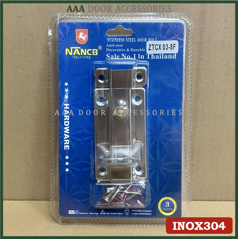 Chốt cửa inox 8f nancb