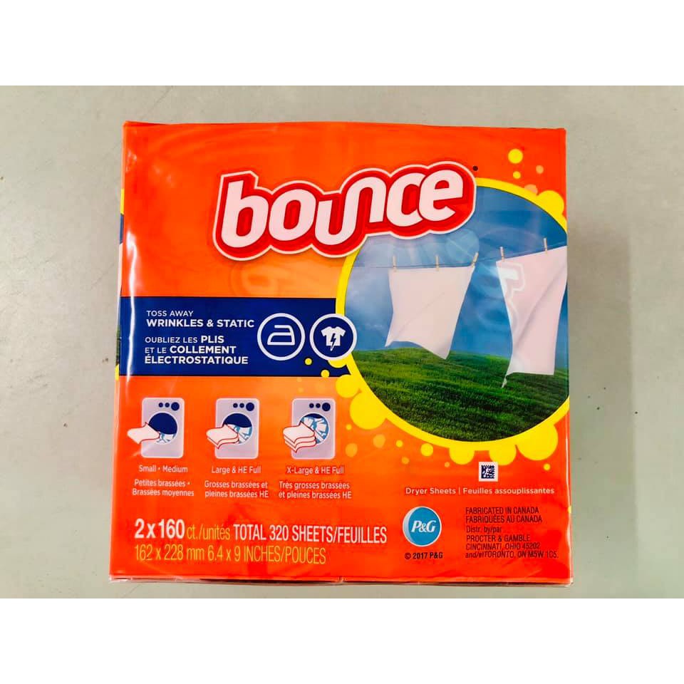[Hàng nhập MỸ] Giấy thơm quần áo BOUNCE
