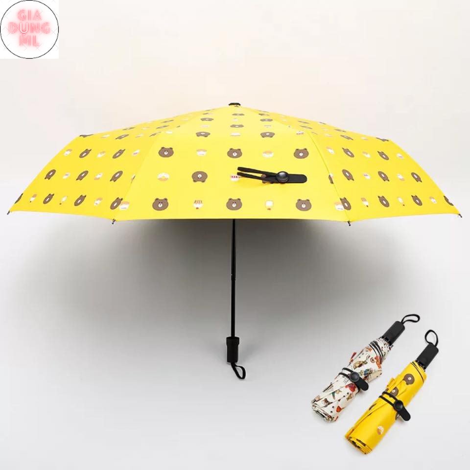 [FREESHIP❤️] Ô GẤP GỌN BỎ TÚI HÌNH GẤU BỀN ĐẸP