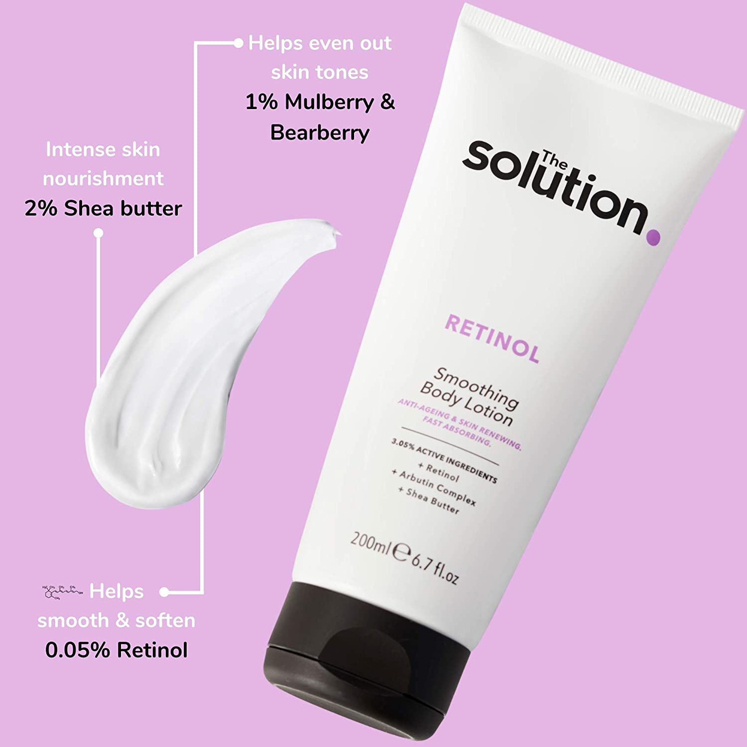 Dưỡng thể sáng mịn da The Solution UK 200ml