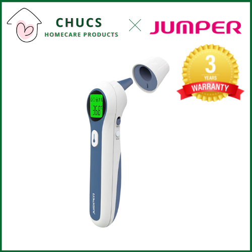 Nhiệt kế điện tử hồng ngoại đo trán và tai Jumper JPD-FR300