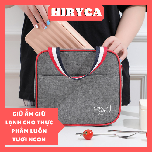 Túi giữ nhiệt đựng cơm, túi đựng hộp cơm văn phòng HIRYCA