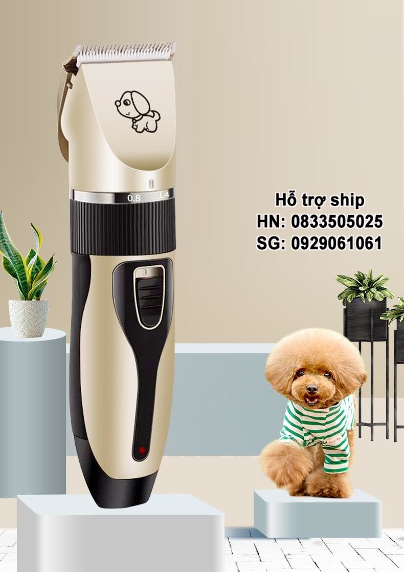 Hanpet - (Bảo hành 6 tháng) -Tông Đơ máy USB6800 (màu ngẫu nhiên) có thể cắt tóc hoặc cắt lông chó mèo