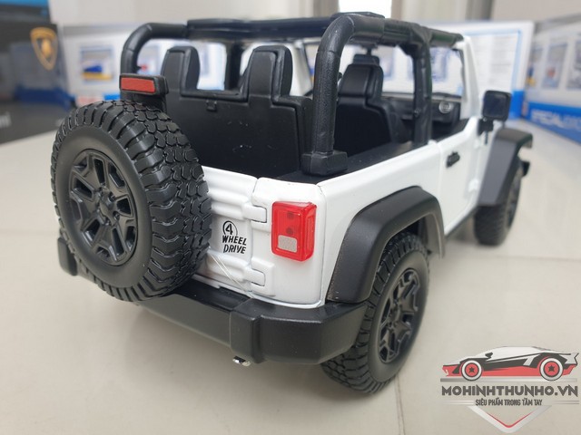 Xe mô hình Jeep Wrangler Rubicon, tỉ lệ 1:18