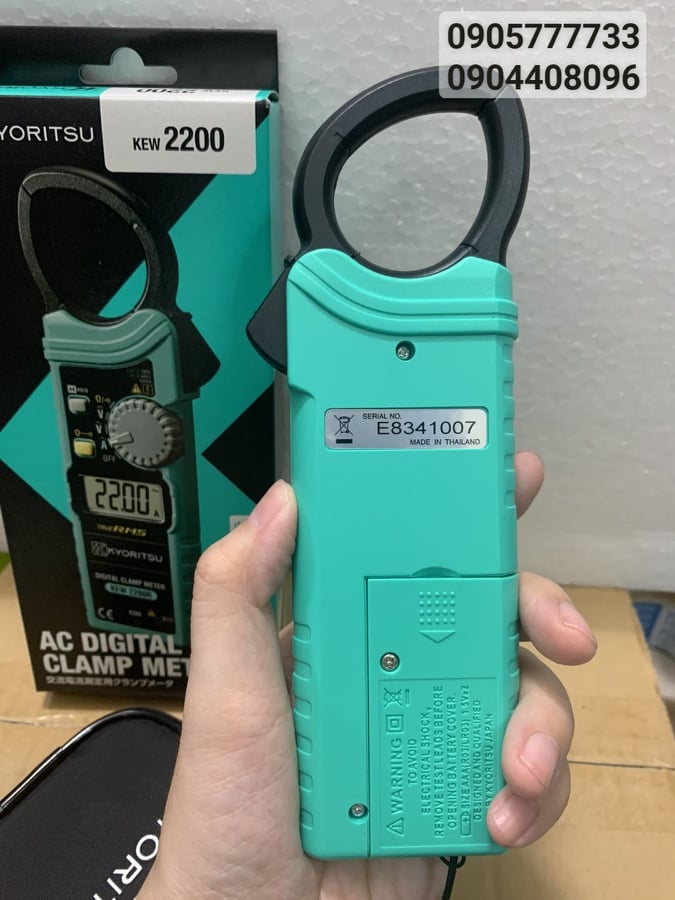 Đồng Hồ Ampe kèm KYORITSU 2200 (AC 1000A)