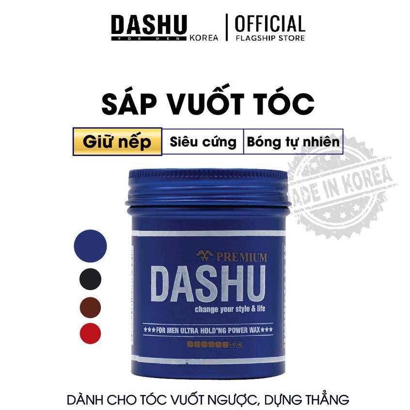 Sáp vuốt tóc Nam hàn quốc DASHU CLAY WAX xanh biển là sự kết hợp hoàn hảo giữa chất lượng và thẩm mỹ. Xem hình ảnh để tìm hiểu cách sáp vuốt tóc này giúp bạn tạo ra kiểu tóc ấn tượng và tạo ấn tượng mạnh mẽ với người khác.