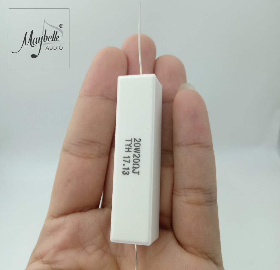 Điện trở sứ 20W Jantzen 20 Ohm