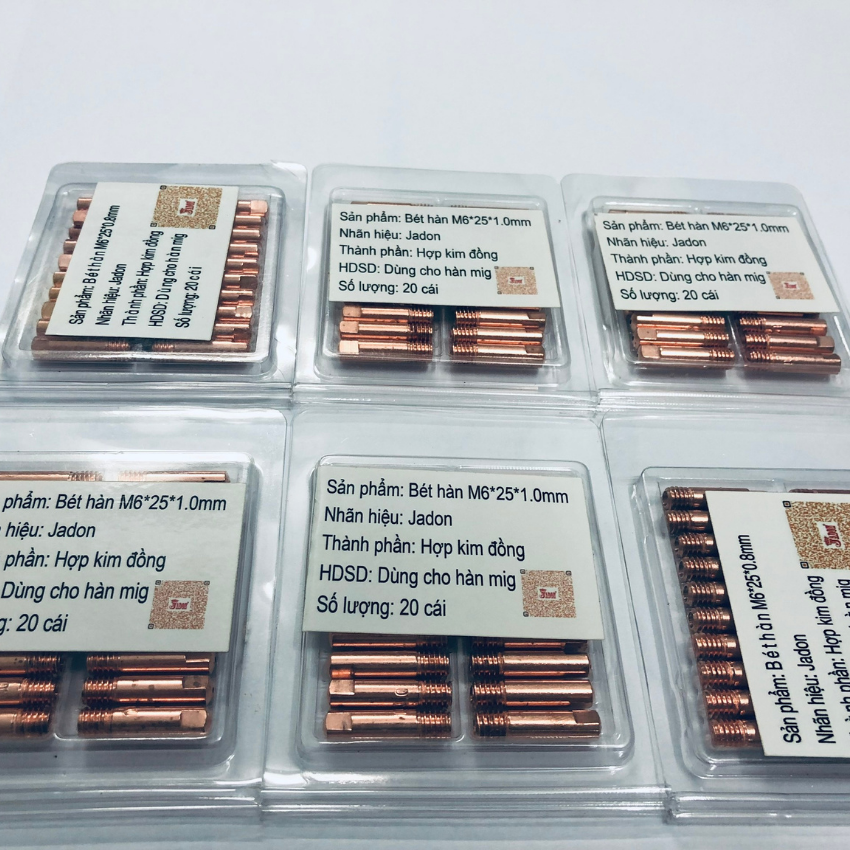 Bộ 20 bép hàn 0.8ly và 1.0ly của máy hàn MIG mini