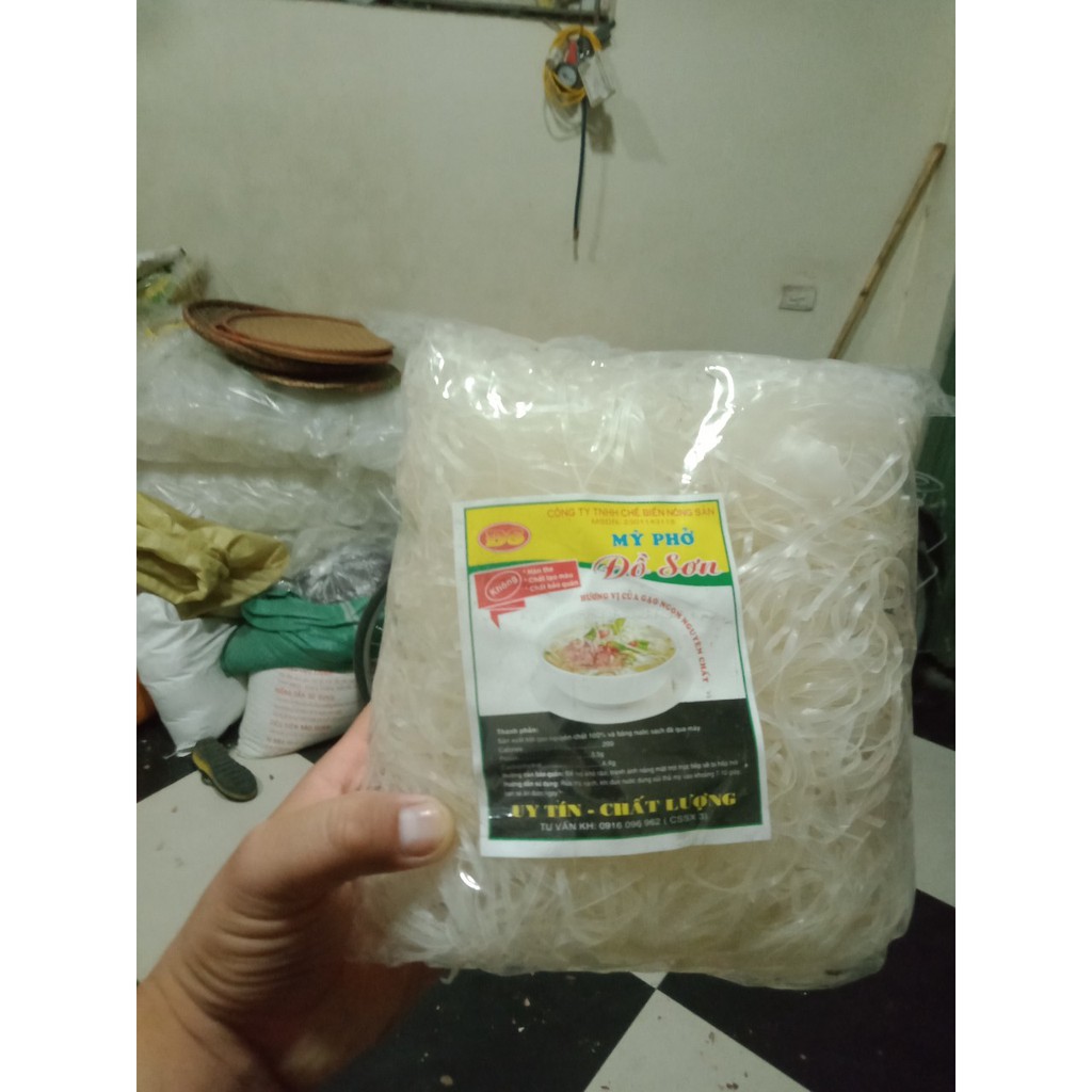 Mì phở Đồ Sơn mềm ngon (300gr) Đại lý gạo Bà Tám